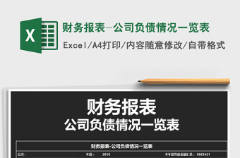 2025年财务报表-公司负债情况一览表