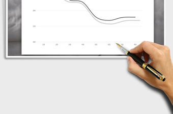 曲线销售量图表