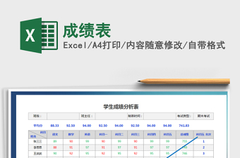 成绩表