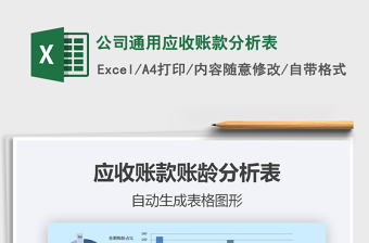 2025年公司通用应收账款分析表