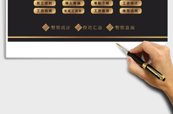 2024年工资管理系统（自动统计-一键生成工资条）