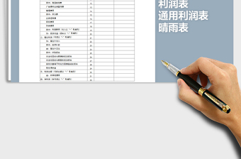 2025年通用利润表