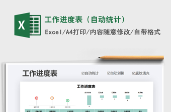 2025年工作进度表（自动统计）