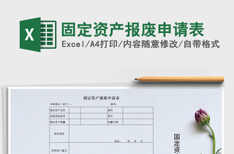 2025年固定资产报废申请表