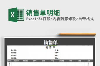 2025年销售单明细