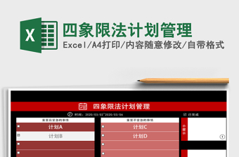 2025年四象限法计划管理