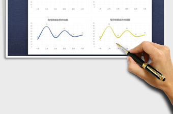 2025年渐变填充折线图