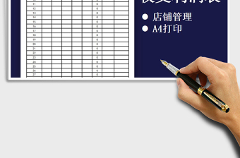 2025年店铺收支进出利润表