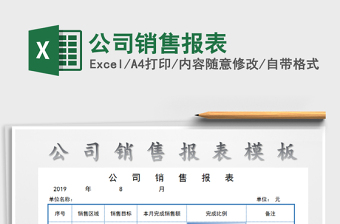 2025年公司销售报表