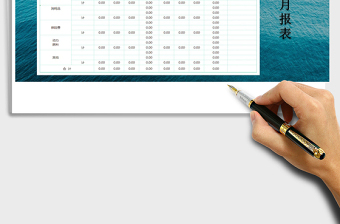 2025年项目费用支出月报表统计表自动计算
