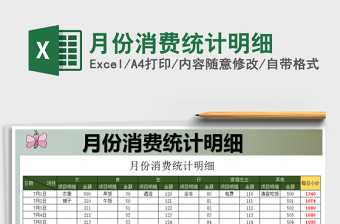 2025年月份消费统计明细