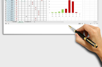 2025年班主任教师神器：质量分析表（一键统计150分）