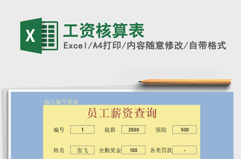 2025年工资核算表