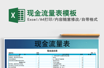 2025年现金流量表模板