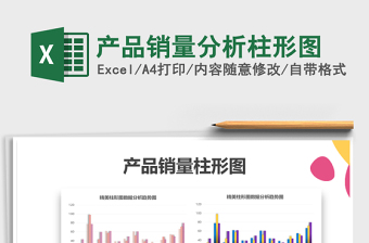 2025年产品销量分析柱形图