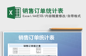 2025年销售订单统计表