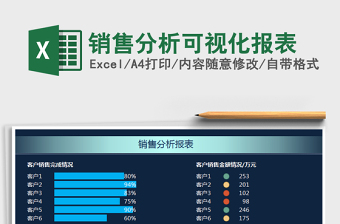 2025年销售分析可视化报表