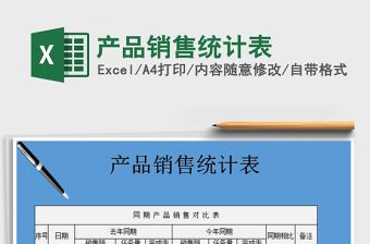 2025年产品销售统计表