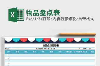 2025年物品盘点表