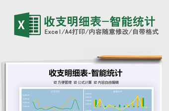 2025年收支明细表-智能统计