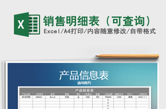 2025年销售明细表（可查询）