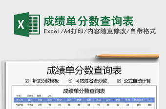2025年成绩单分数查询表