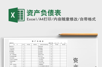 2025年资产负债表