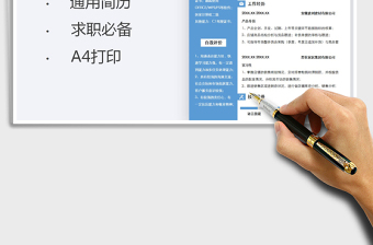 2025年产品运营岗位个人简历