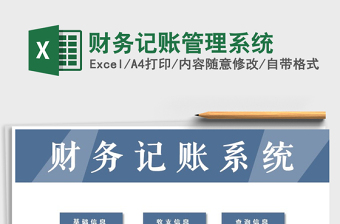 2025年财务记账管理系统