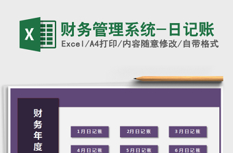 2025年财务管理系统-日记账