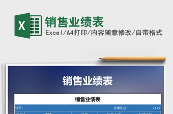 2025年销售业绩表