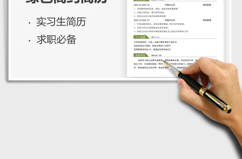 2025年简约财务实习生简历