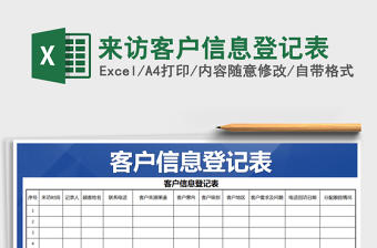 2025年来访客户信息登记表