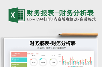 2024年财务报表-财务分析表