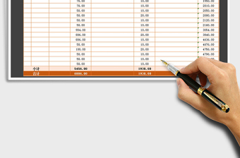 2025年收入支出明细报表（模板）