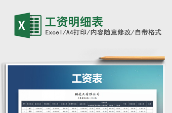 2025年工资明细表