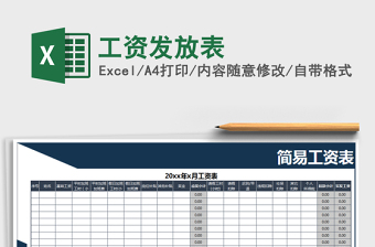 2025年工资发放表