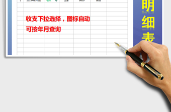 2025年收支管理明细表