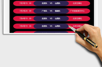 2025年比赛预告表