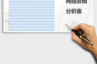 2025年网络营销分析表