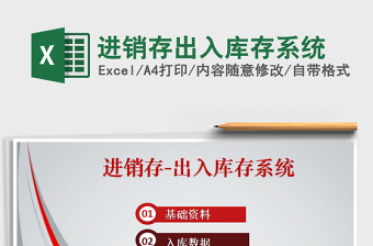 2025年进销存出入库存系统