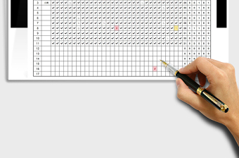 2025年考勤统计明细表