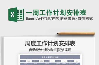 2025年一周工作计划安排表