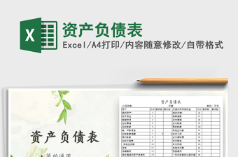 2025年资产负债表