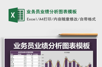 2025年业务员业绩分析图表模板