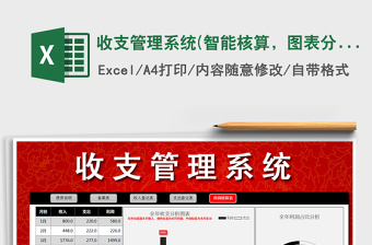 2025年收支管理系统(智能核算，图表分析)