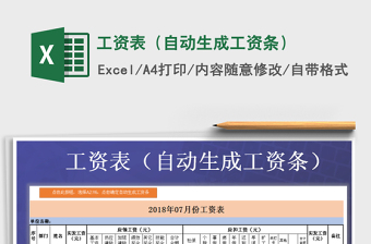 2025年工资表（自动生成工资条）