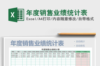 2025年年度销售业绩统计表