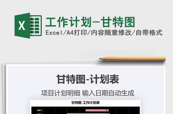 2025年工作计划-甘特图