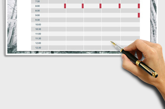 2025年每周日程安排